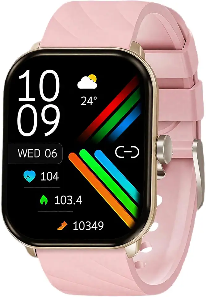 Relógio Inteligente com Tela Grande de 2.01”, Bluetooth Smartwatch, +100 Modos Esportivos e IP68 – FB045