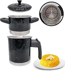 Cuscuzeira Pequena Individual Nordestina Preto Nº 10 – Tradição e Sabor na Sua Cozinha