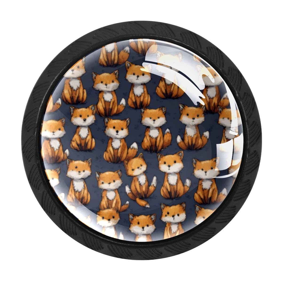 Heoeh Multi 8 4 Pcs Kitchen Cabinet Knobs, Foxes Drawer Knobs Dresser Handles