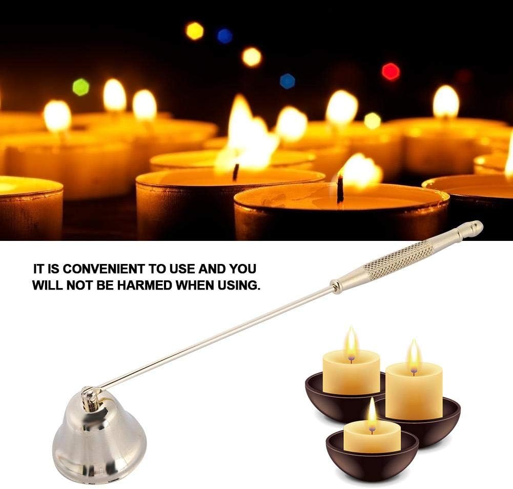 Amazon Co Jp ろうそく火消し スナッファー キャンドルアクセサリー キャンドル消し 消火ツール 家庭用 ステンレス製 かわいい おしゃれ ３ ホーム キッチン