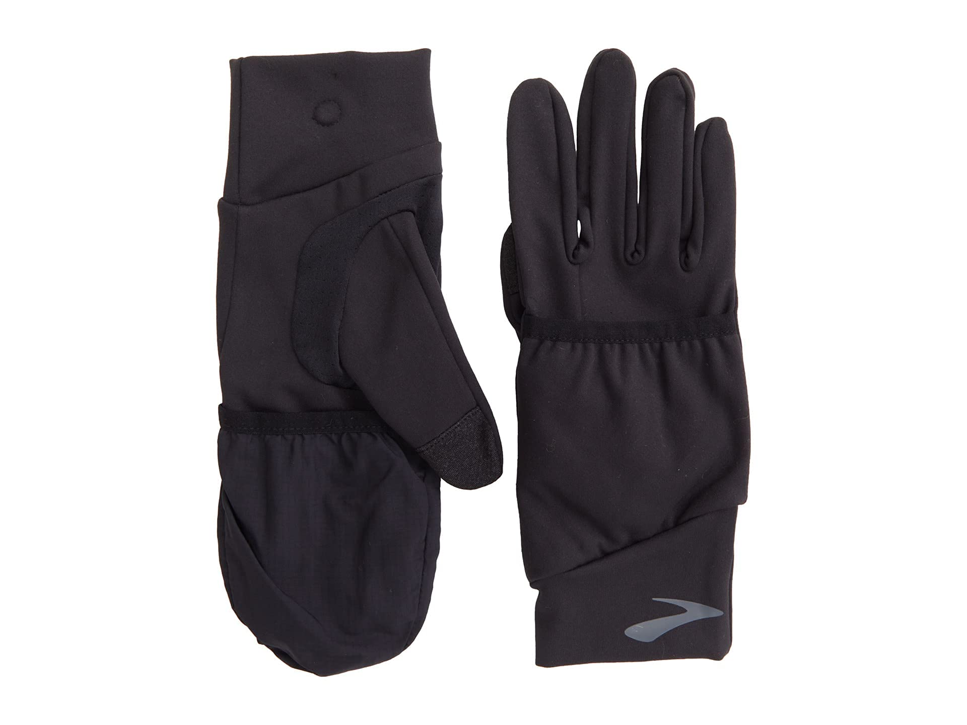 Brooks Draft Hybrid Gloves Black MD Fashion