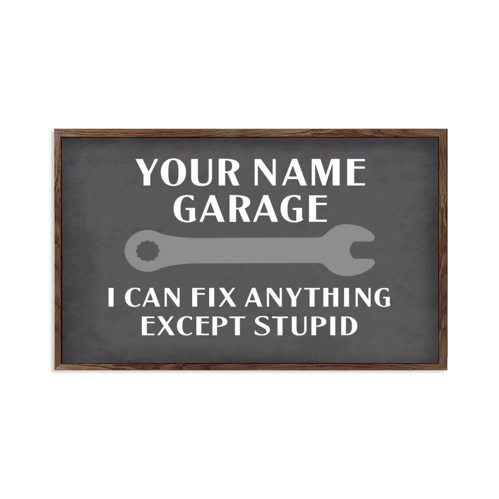 Plaque rustique en bois humour pour égayer votre cuisine ou entrée