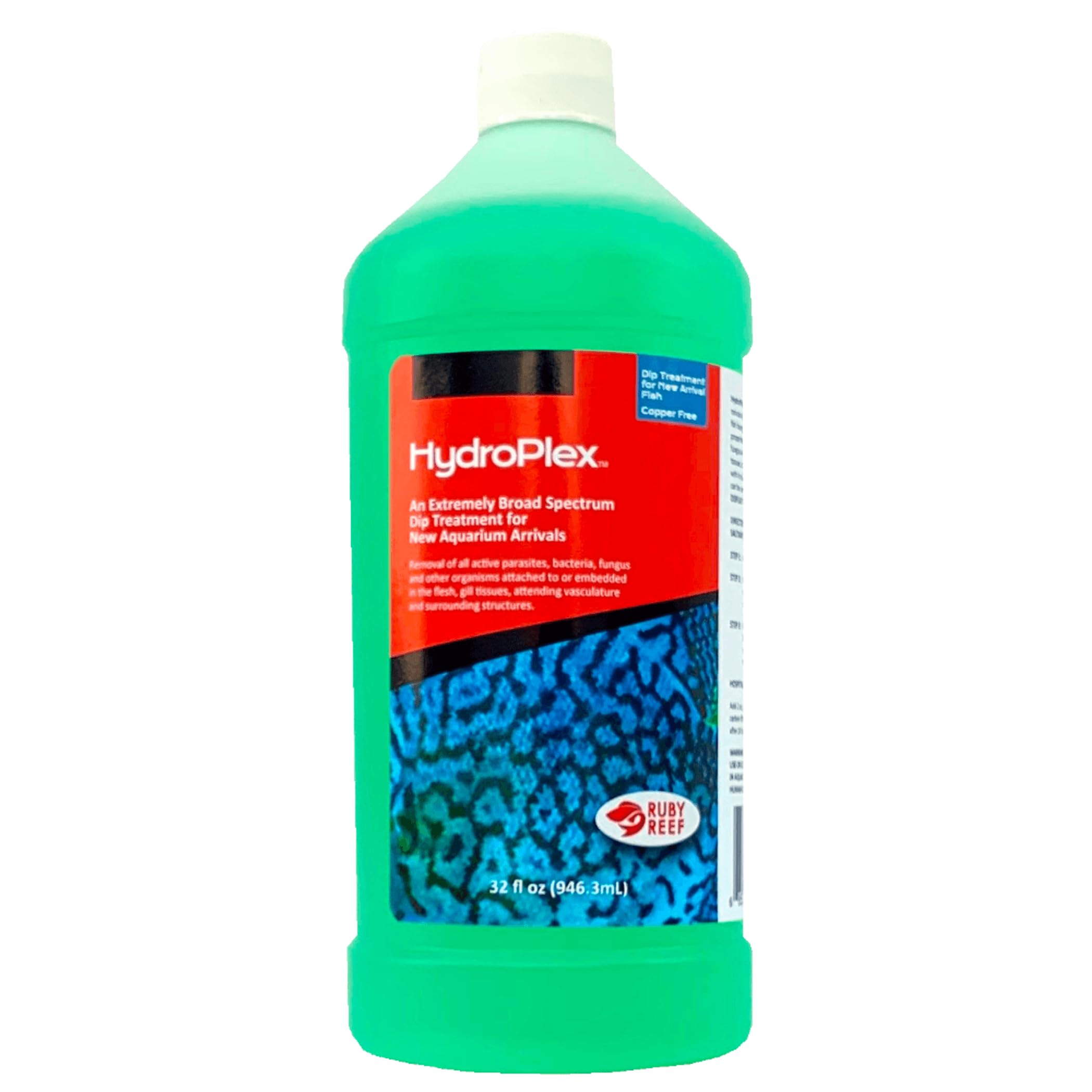 Ruby Reef ARR11144 Hydroplex Aquarium Water Treatment, 32-Ounce