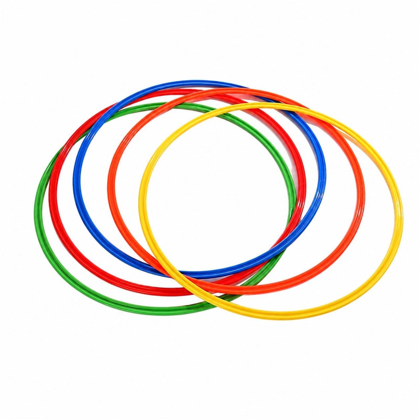 Agility Training Rings for Kids, Soccer & Basketball Speed Training Equipment, Gymnastics Physical Fitness Hoops 50cm Training Ring (Single Color Optional)-image-30