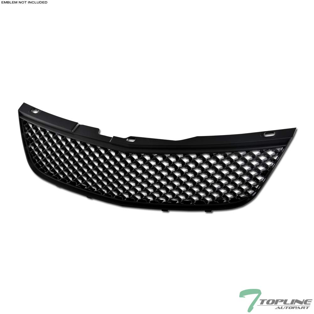 TLAPS Matte Black Mesh Front Hood Bumper Grill Grille ABS For 00-05 Chevy Impala