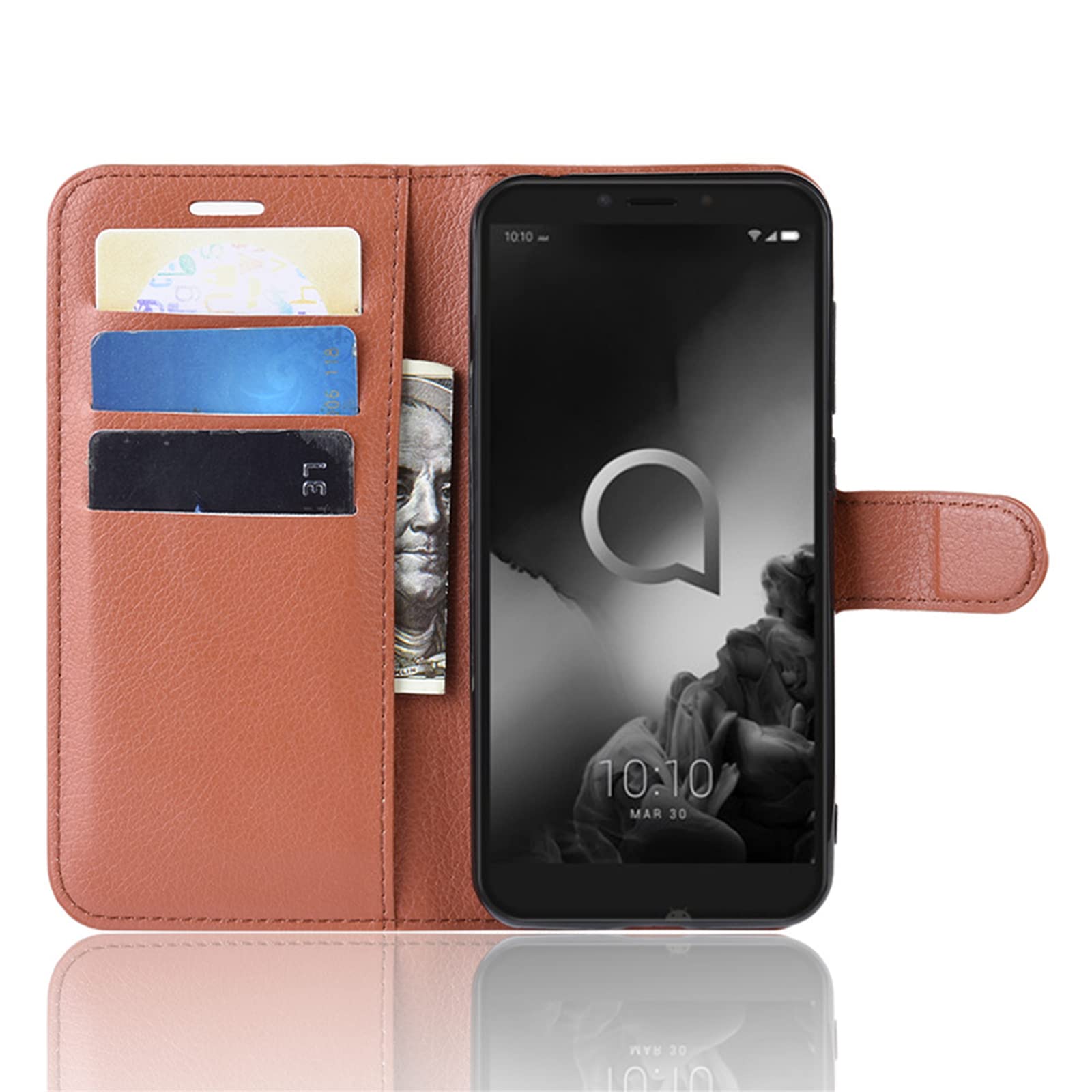 Funda - CADORABO Funda Magnética Invisible, Compatible Con Alcatel 3