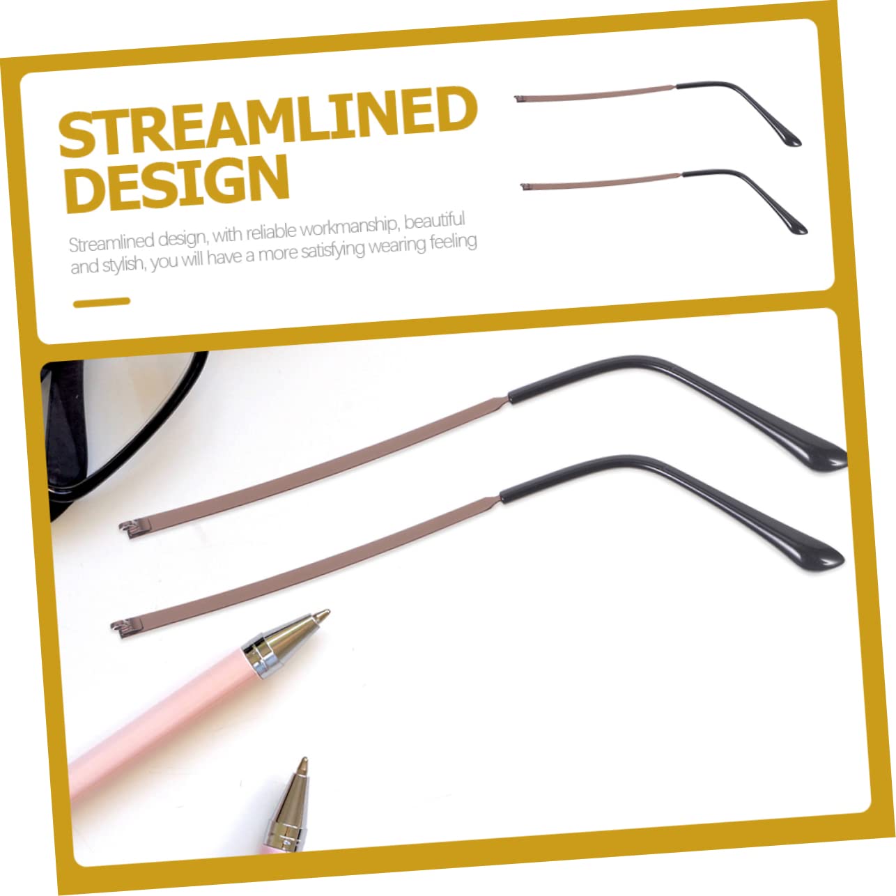 PLAFOPE 6paare Brillenbügel Austauschbare Brillenarme Für Sonnenbrillen Und Brillen Ergonomisches Design Komfortabel Und Stilvoll Für Täglichen Gebrauch