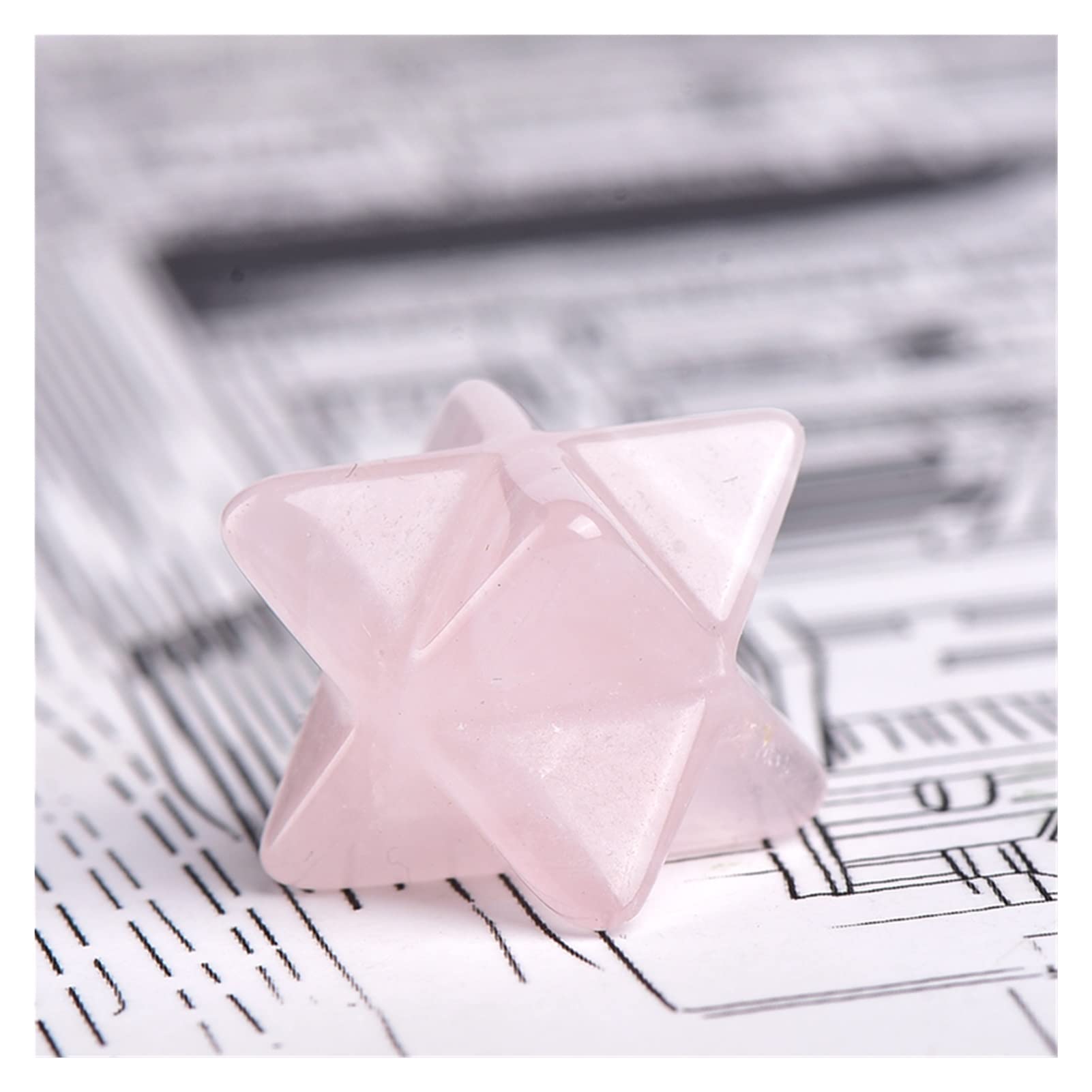 Amazon.co.jp: 風水装飾 1PC 天然水晶 マカバ 原石 魔法の修復