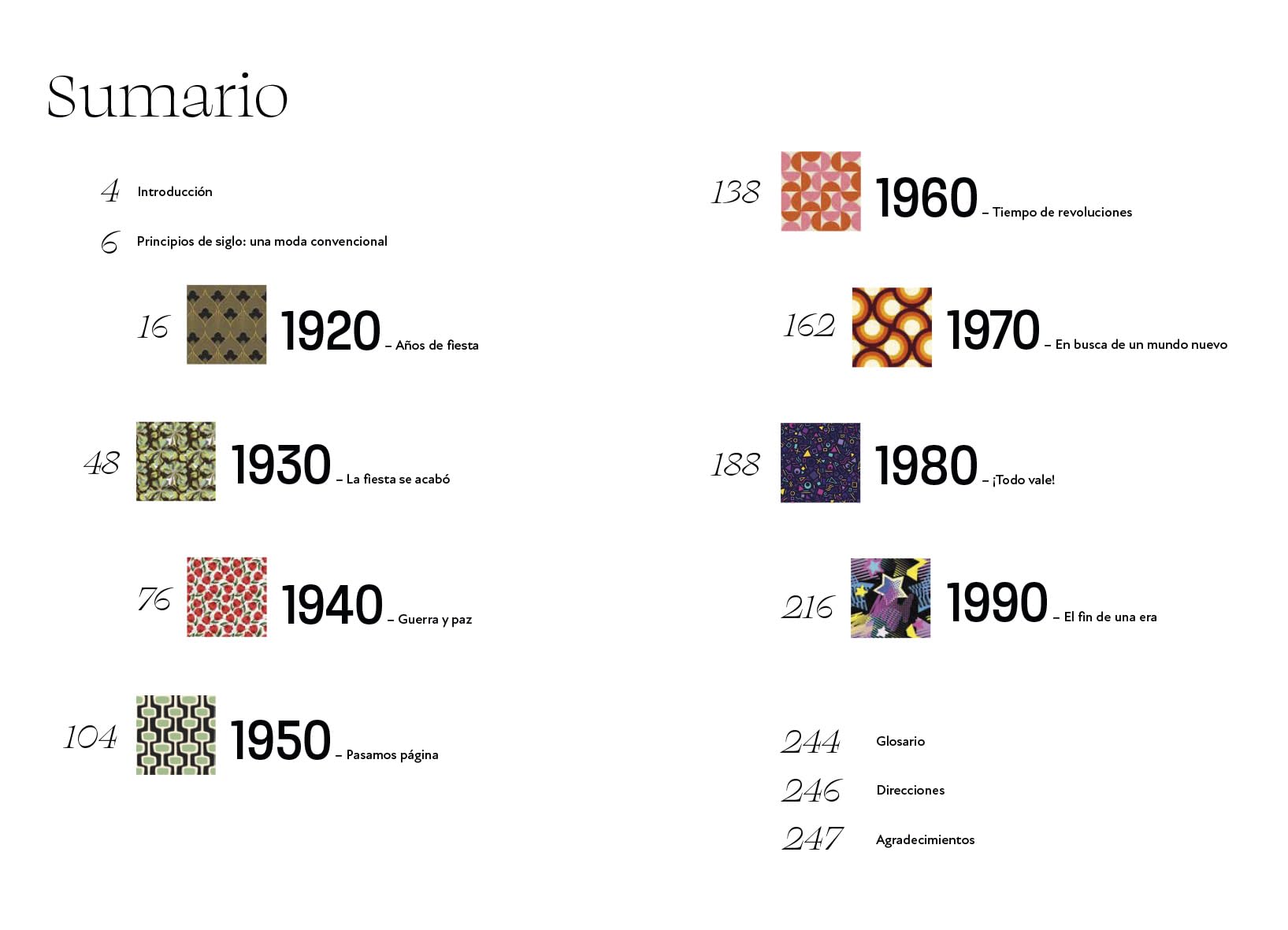 Vintage auténtico: Una historia visual de la moda del siglo XX