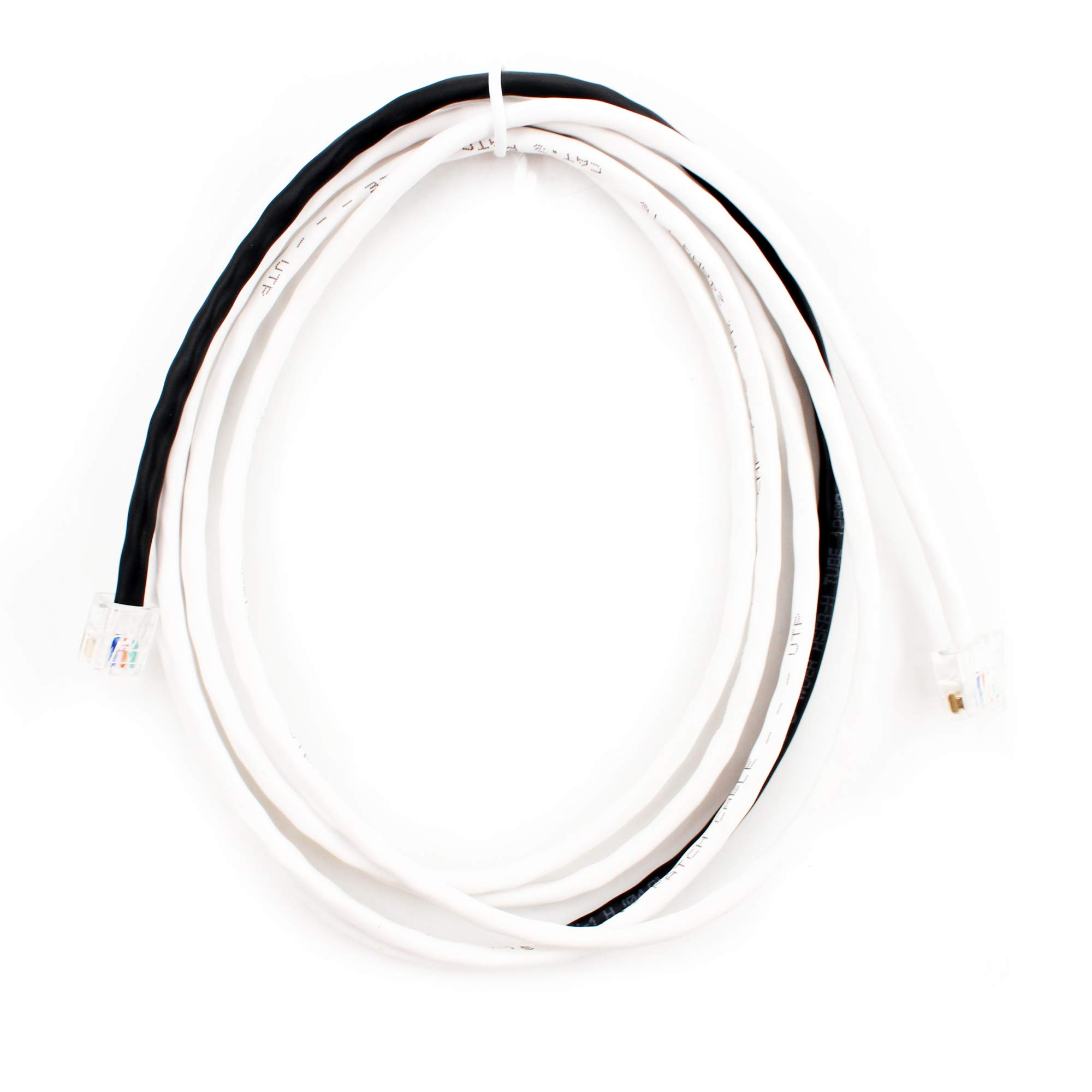 Enlightened Lighting12-00028-02 CAT3 Occupancy Sensor Cable, RJ12 to 6-Pin, Black/White, 7-Feet