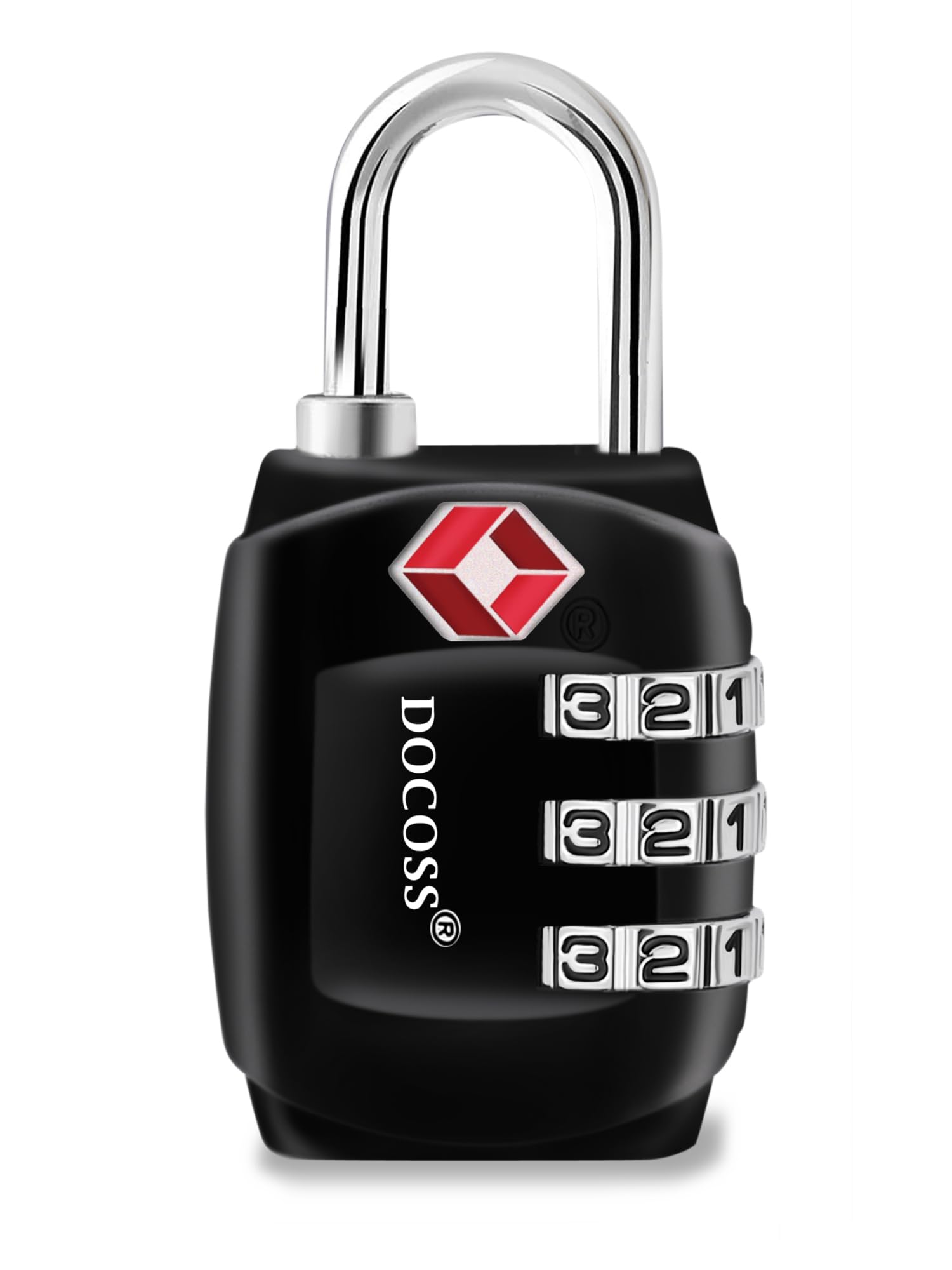 Metal TSA Lock, Number Password Combination Luggage Travel Bag Locks - Pack of 1 (Black)-image-30