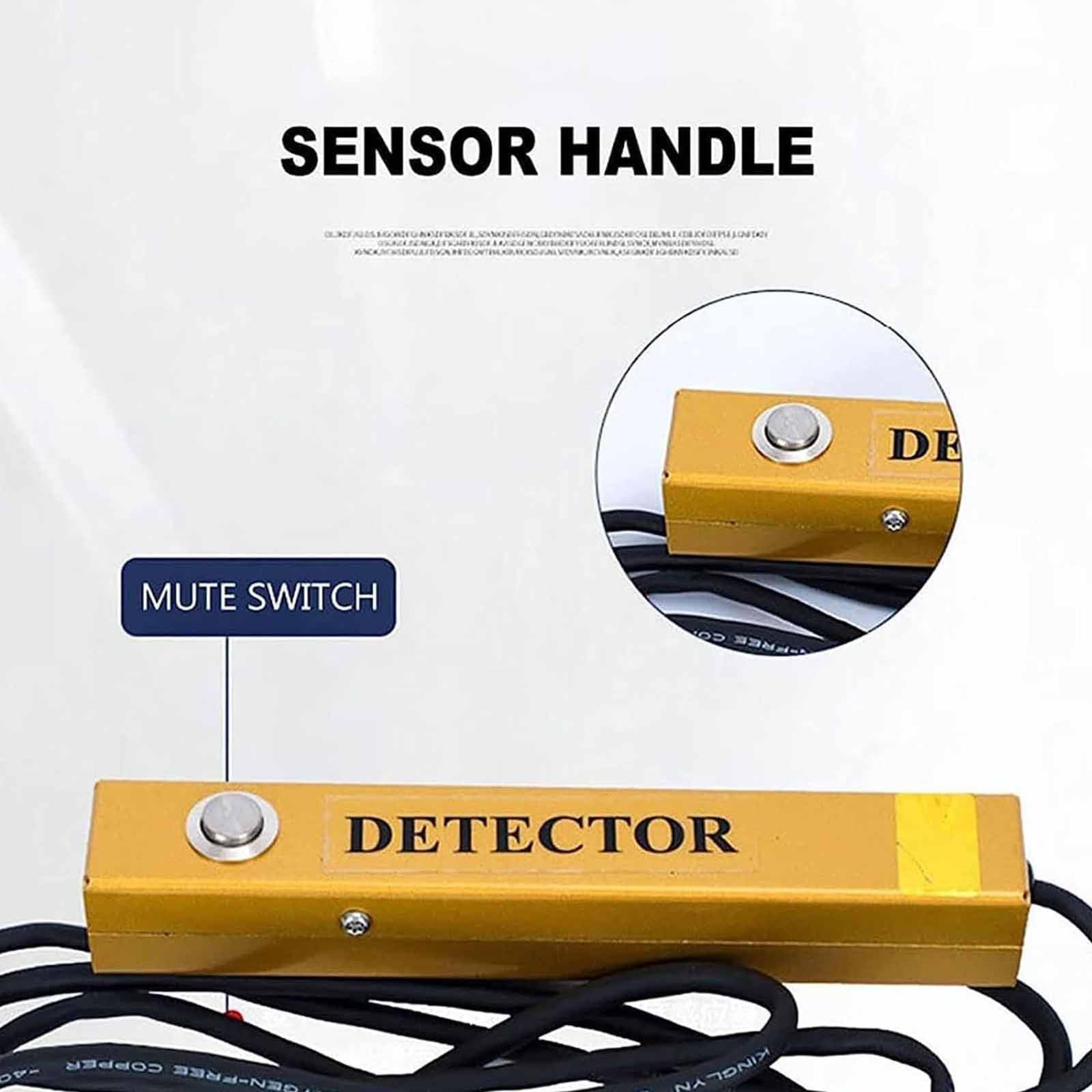Detector Fugas Agua En Tuberías Subterráneas, Sensor Geófono De Fugas Agua para Uso Doméstico Y Exterior, Profundidad De Detección De 3 Metros, Sensor De Fugas con Auriculares