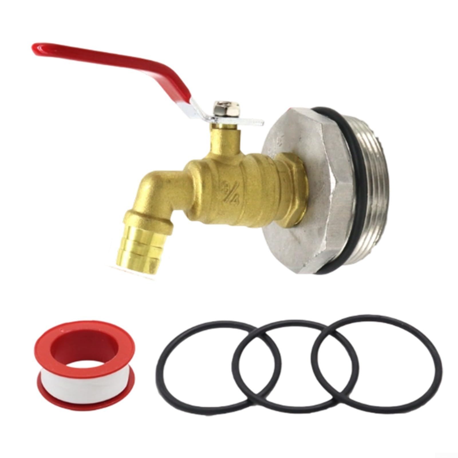 Trayne Robinet de distribution pour fûts d'huile de 200 L, construction en laiton, sortie de 15 mm de diamètre, design résistant aux fuites