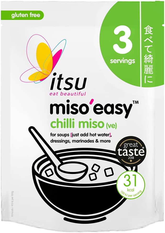 itsu Miso' Easy Chilli Miso Soup Paste, 3 x 20g Amazon.co.uk Grocery