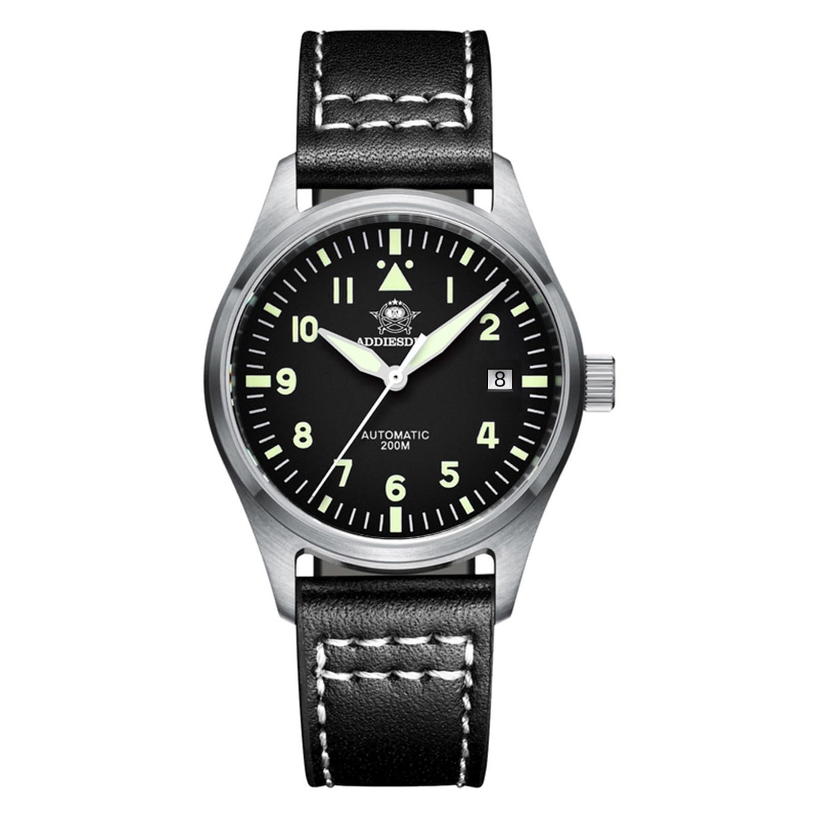 ADDIESDIVE Automatisch herenhorloge waterdicht 200 meter uurwerk 8215