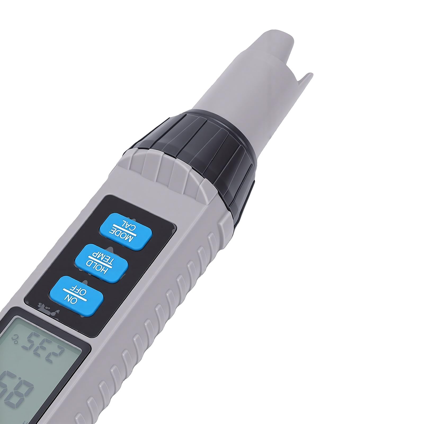 Jiawu 8-in-1-Wasserqualitätstester TDS EC PH Temp ORP S.G CL Salz für Pool | ABS-Material, automatische Temperaturkompensation von 0–60 °C, 200-mAh-Batterie, Hydroponiktests im Pool-Spa