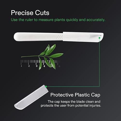 Miniatura 6 de VIVOSUN Lupa plegable de 30 x 60 x iluminada con luz LED y cuchillas de acero de alto carbono #11