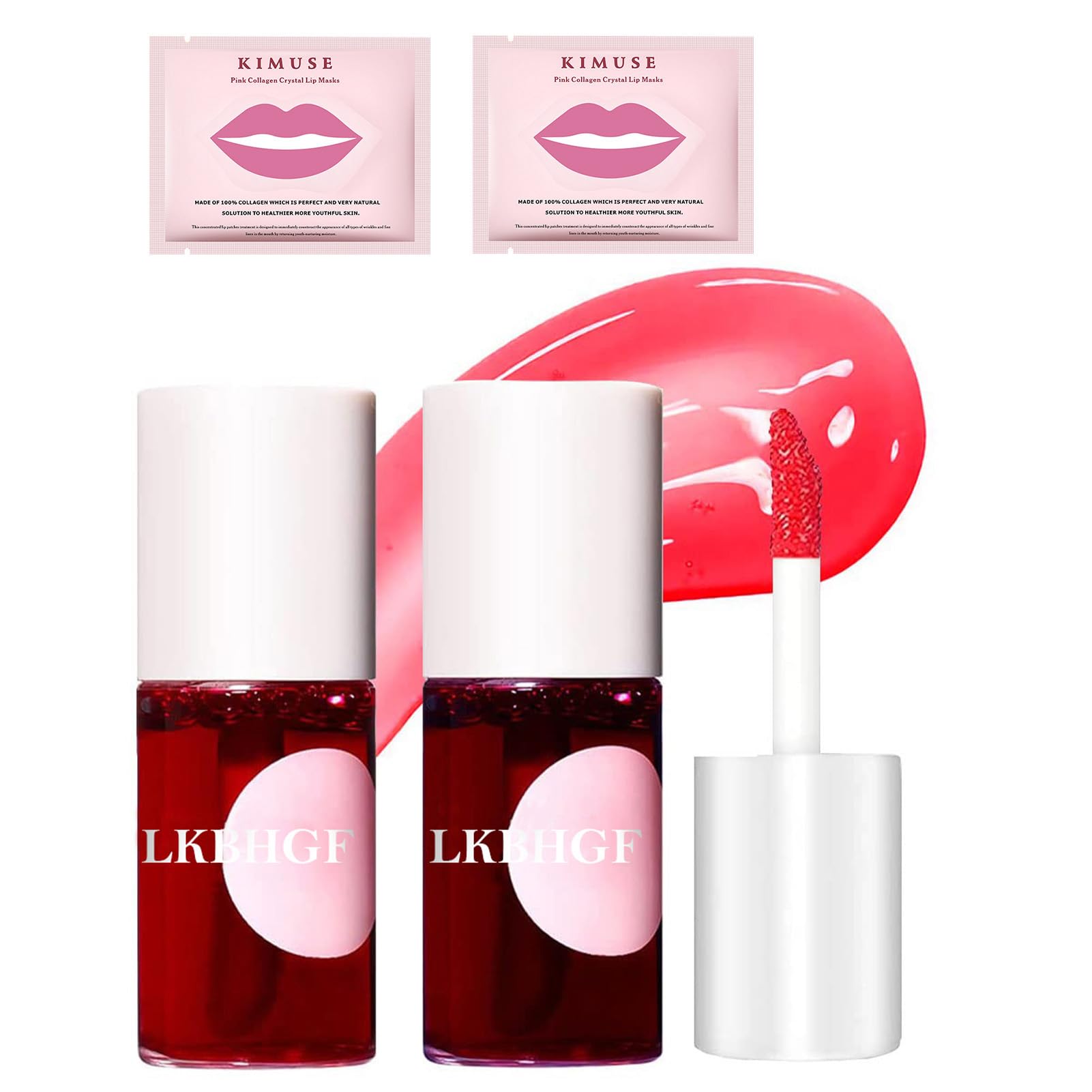 Tintas Labiales Pintalabios Tint Coreana Lip Maquillaje 2 Piezas Permanente Tinte De Labios Gloss Liquida Water LíQuidas Hidratante Mejillas Brillo Hydrating Cheek Hold Lipstick LáPiz Labial