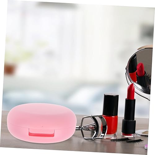 DECHOUS Empty Makeup Compact with Mirror DIY Blush and Highlighter Storage Box Portable Empty Cosmetic Case for Makeup Sponges and Contouring