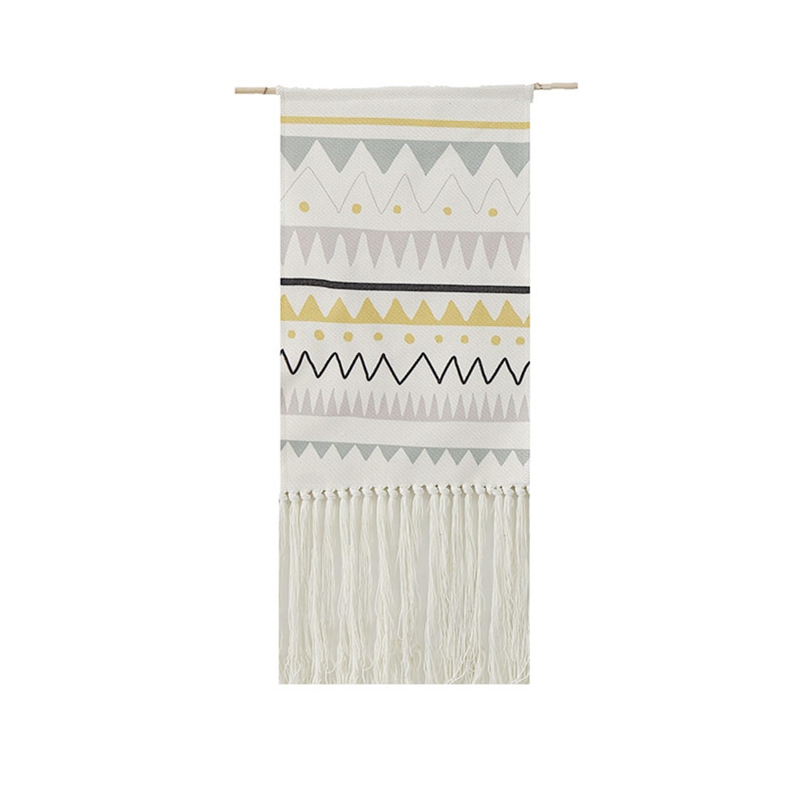 BDFJEDS Tapestry Wall Hanging Macrame Scenery Hanging Tapestry With Tassels Wall Fabric Blanket Cover Decoration(Color4)
