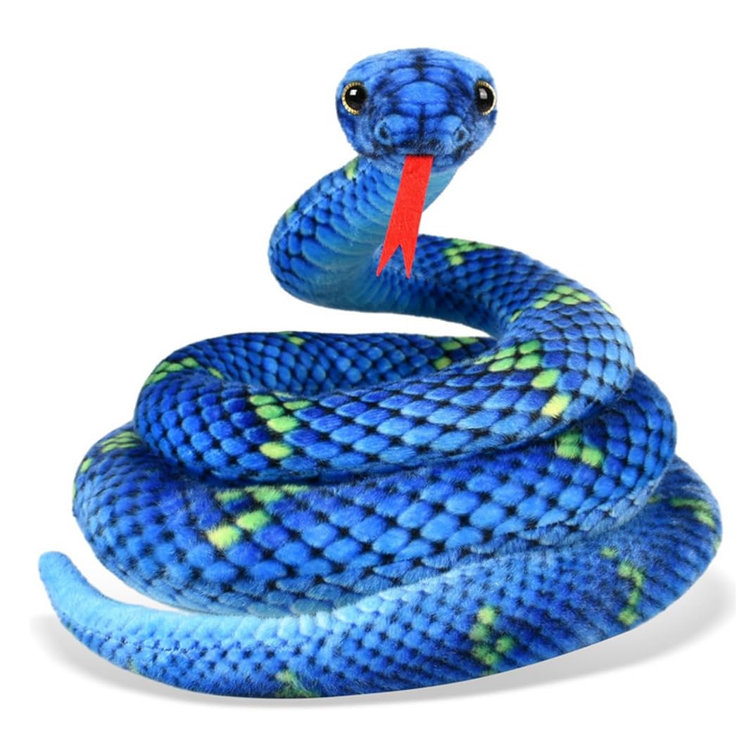 Amazon | MILEE リアルスネーク 巨大コブラ蛇のぬいぐるみ アナコンダ