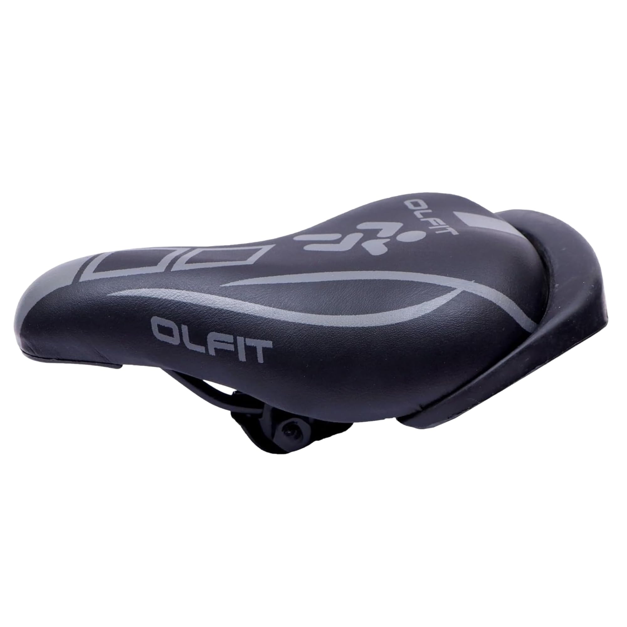 longrun Complete Saddle for Bicycle Kids Cycle Seat Classy Looks PU Cushion Form for 12T 14T 16T 20T Size Kid Bicycle Complete Seat | Black-image-36