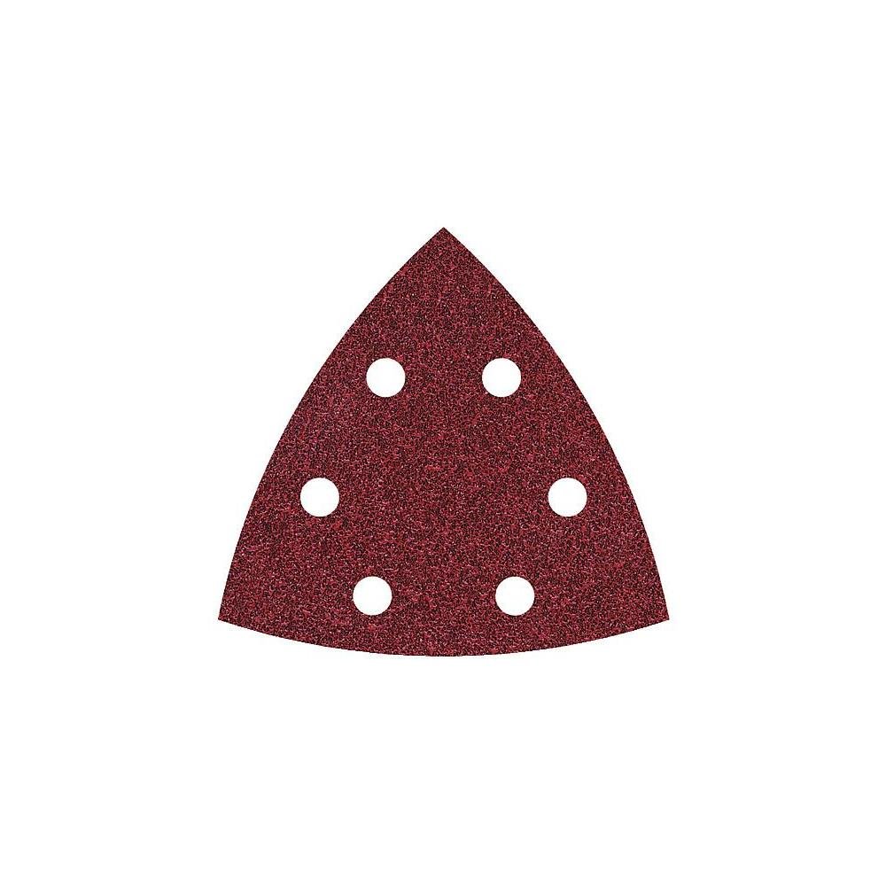 wolfcraft 25 Easy-Fix Sanding Sheets for wood/metal, 95 mm, grain 60 I 1851100