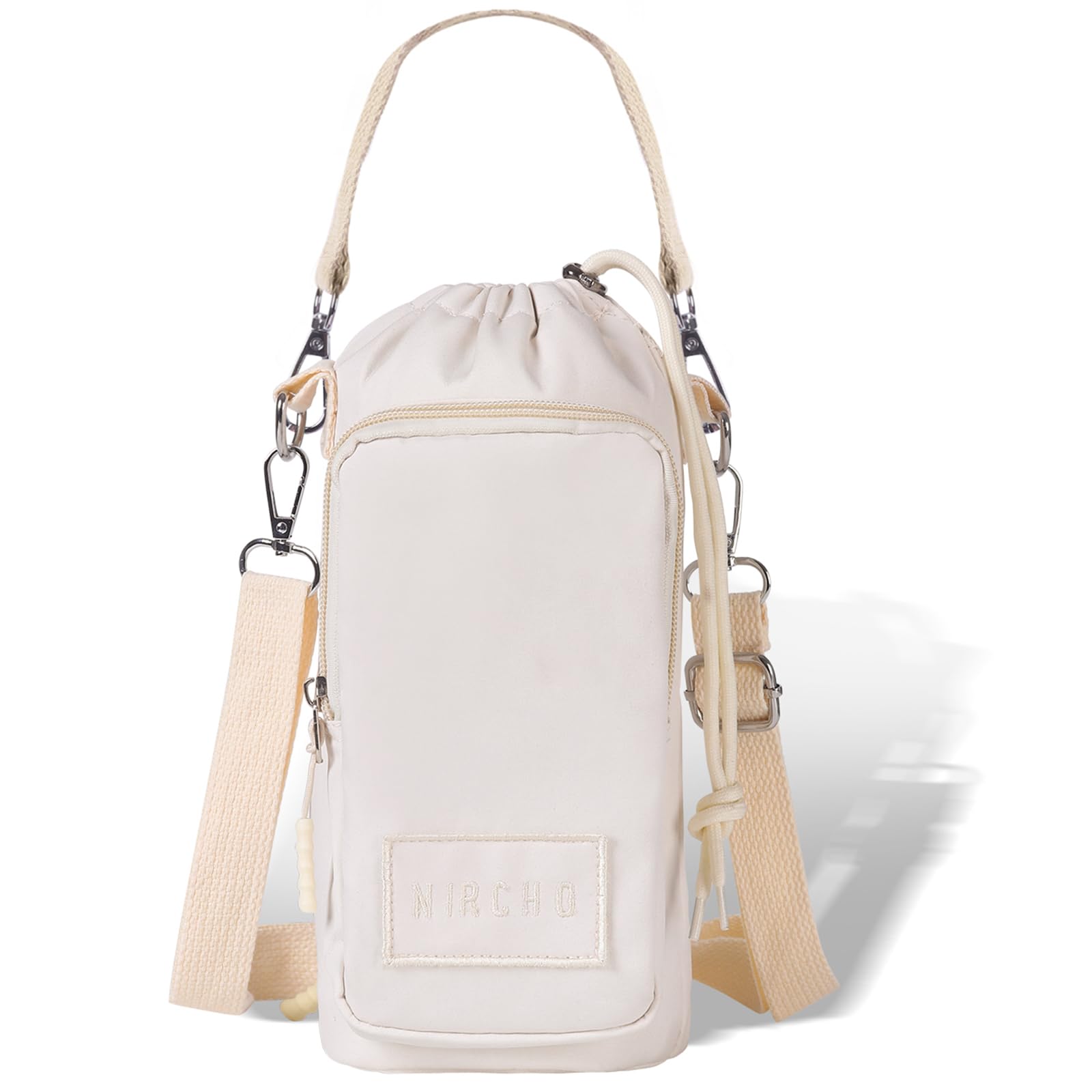 Water Bottle Holder with Strap 32/40oz Water Bottle Carrier with Pocket Water Bottle Sling Crossbody Water Bottle Bag