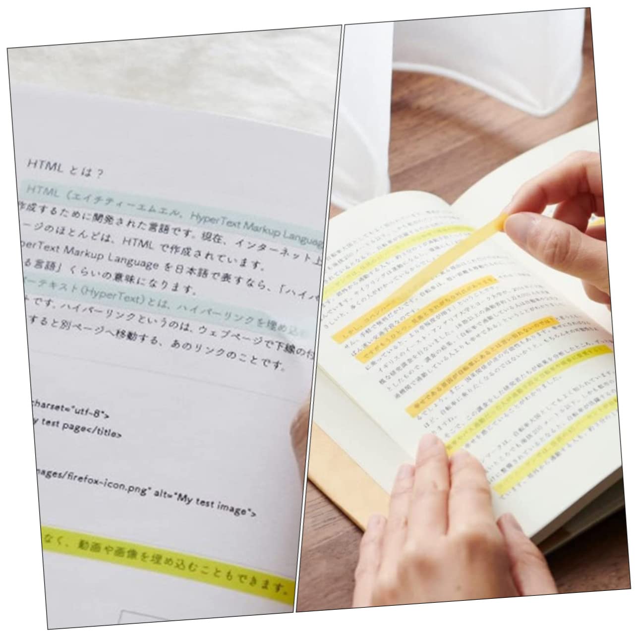 Artibetter 3 Ensembles Lot De 3 Étiquettes Autocollantes Réutilisables Transparentes Et Pastel Pour Mémos Surligneurs Accessoires D'Apprentissage Annotations Ruban 15 feuilles*3