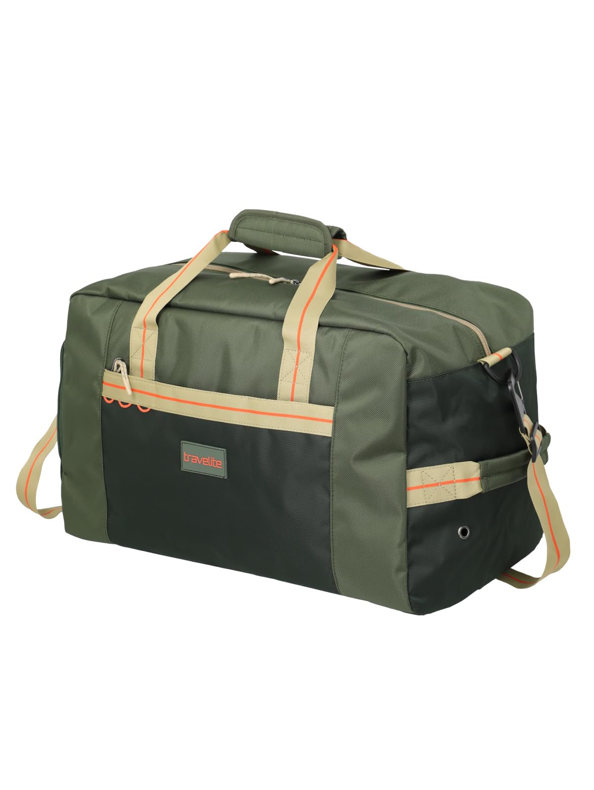 travelite Color Crazy Weekender Travel Bag with Ventilated Shoe Compartment and Slip-on Function, 48 x 29 x 28 cm, 39 L, 0.7 kg