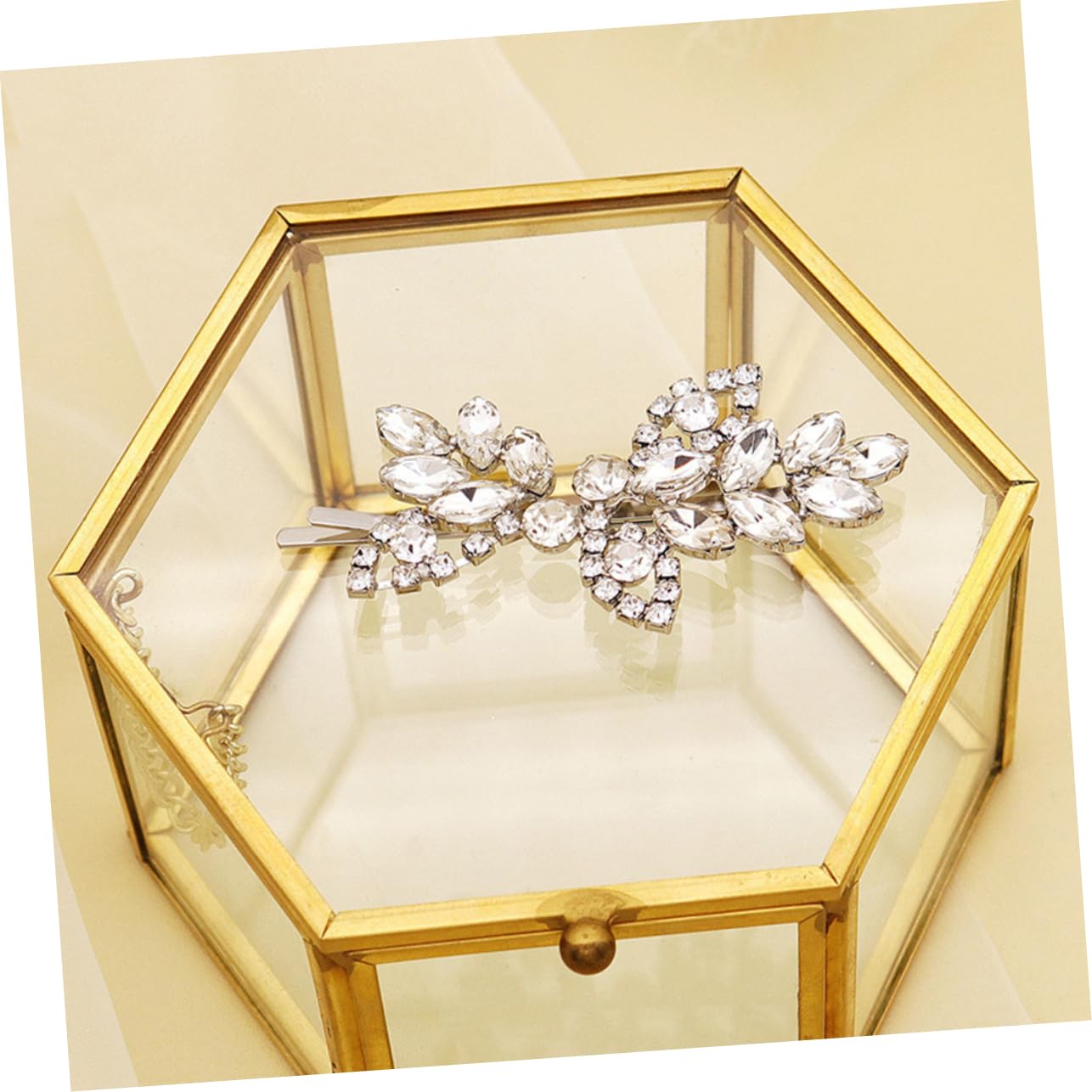 Healeved 4stücke Strass-haarspangen Im Blattdesign Für Damen Haarschmuck-accessoires Für Vielseitige Frisuren Und Anlässe