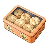 Halloween Cookie Tin Box,Portable Rectangle Metal Organizer - Empty Cookie Tins Box, Tins Cans Storage Container, Festive Metal Rectangular Tin Box for Holiday, Chocolate