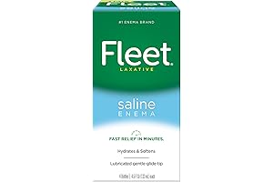 Fleet Laxative Saline Enema for Adult Constipation