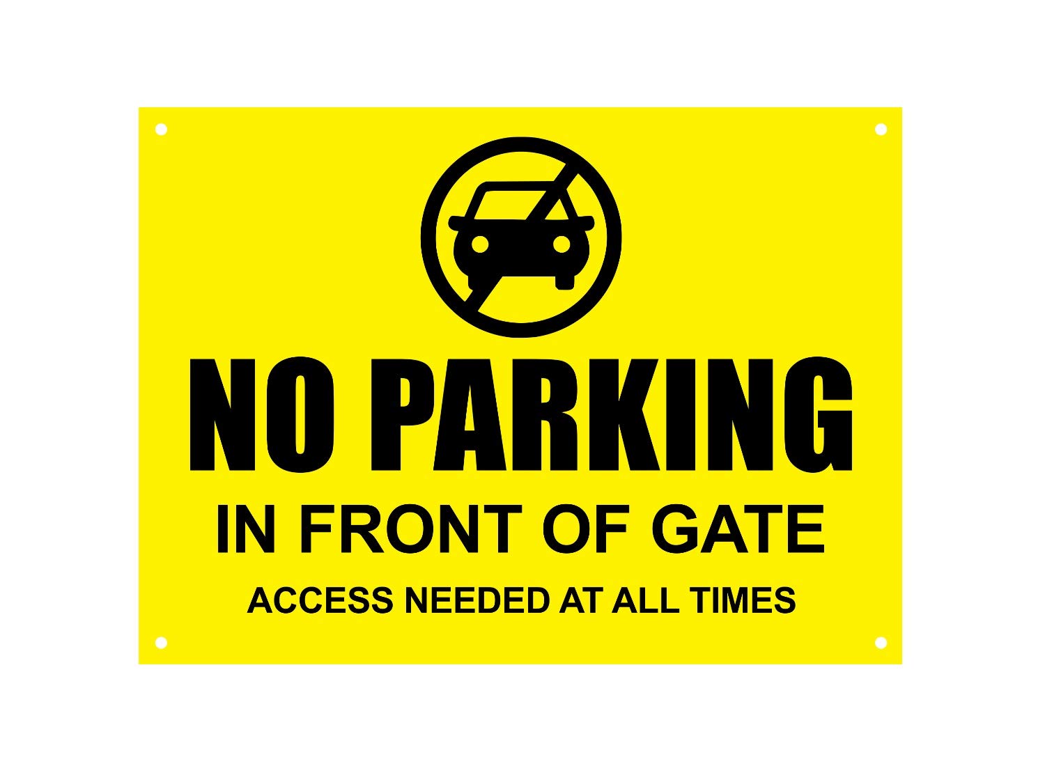OriginDesigned Warnschild „Kein Parken Vor Dem Tor“ – 195x142 Mm, Acryl 3 Mm, Wasserdicht Für Außenbereich