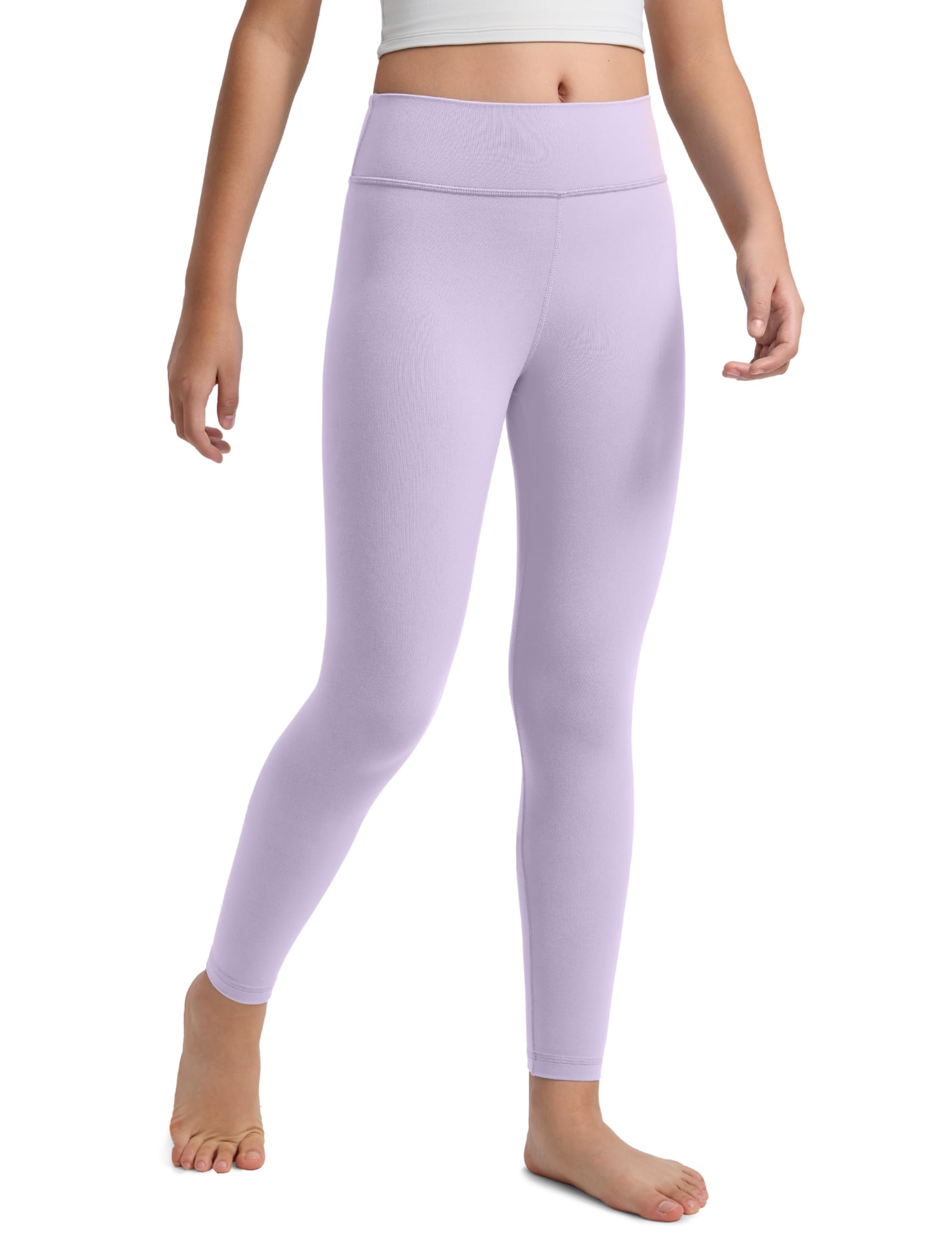 CRZ YOGA Mädchen Butterluxe High Waist Sport Leggings Full Length Blickdicht Soft Workout Leggins Lang Kinder Pants