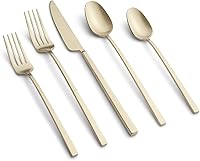 Vista 1 de Cambridge Silversmiths Damaris Champagne Satin - Juego de cubiertos de 20 piezas, servicio para 4