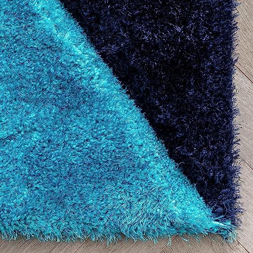 Image of Modern Quality Carpet /Trending Design Hand Woven Fluffy Rug /Mats for Bedroom /Dinning Hall /Living Room 2-inch Thick [Size 12x12 feet Round]