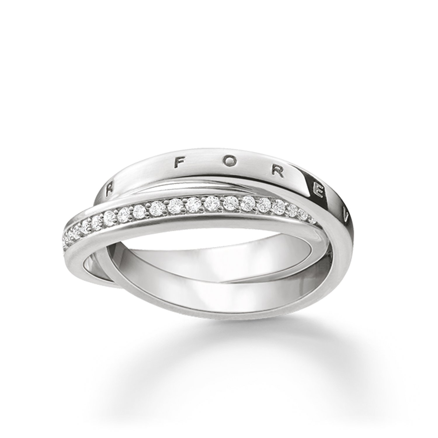 Thomas Sabo TR2099-051-14-56 Ring White 925 Sterling Silver Jewellery