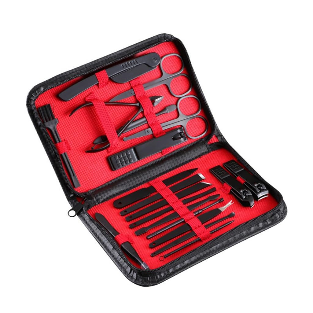 Nail Clippers Set of 20 Pieces Nail Clippers Pedicure Manicure Digging Ear Spoon Nail Art Tools