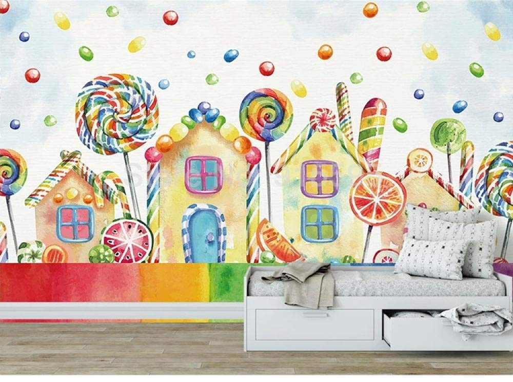 Papier peint photo 3D dessin animé WLLLO grand format 430x300 pour décoration murale