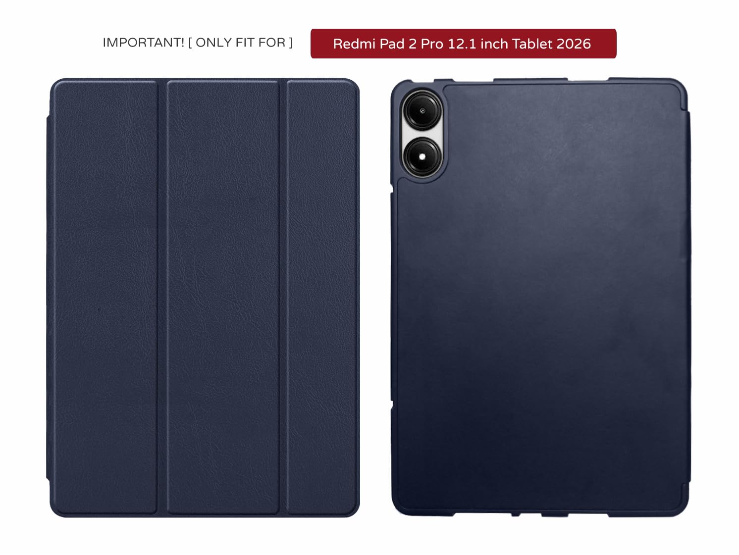 ORRINKART Smart Cover for Redmi 2 Pad Pro 12.1 inch Tablet 2026