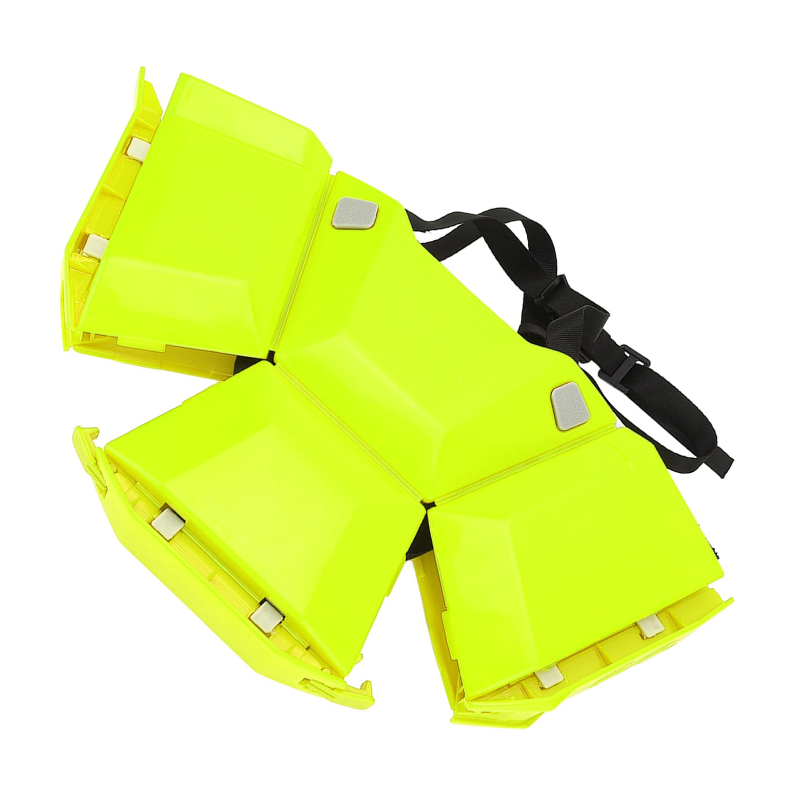 Casque Pliable Casque de sécurité Protection de la Tête en Plastique Haute Résistance pour Le Travail, Les Sports, Les Voyages (Vert)