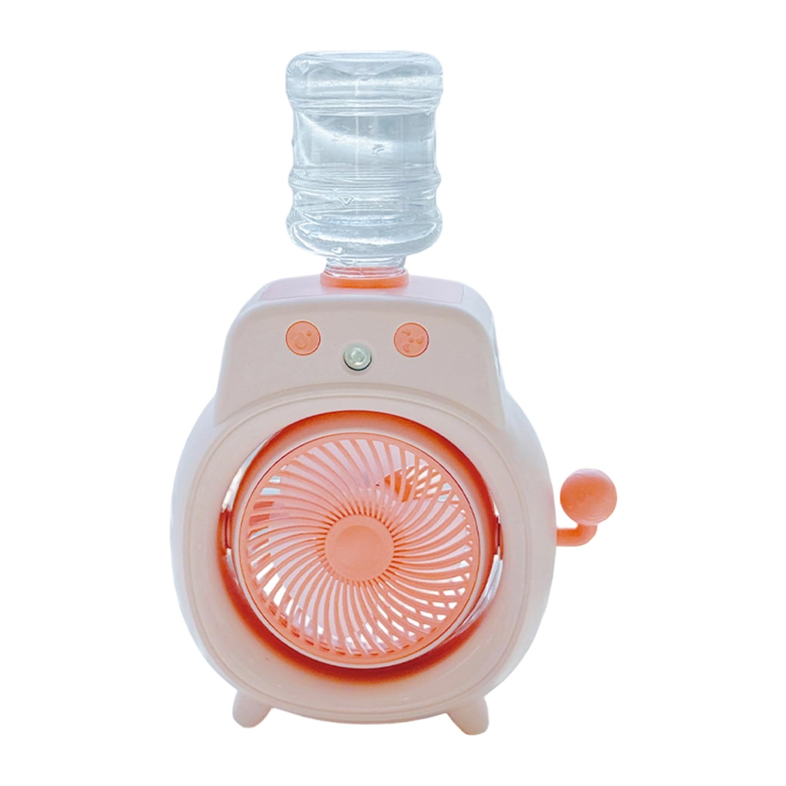KieTeiiK Portable Handheld Cooling Fan with Mists Function Rechargeable Fan Plastics Texture for Outdoor Travel Offices Home Use Compact