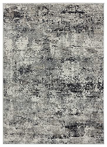 United Weavers Eternity Barcelona Charcoal Runner Rug 2'7