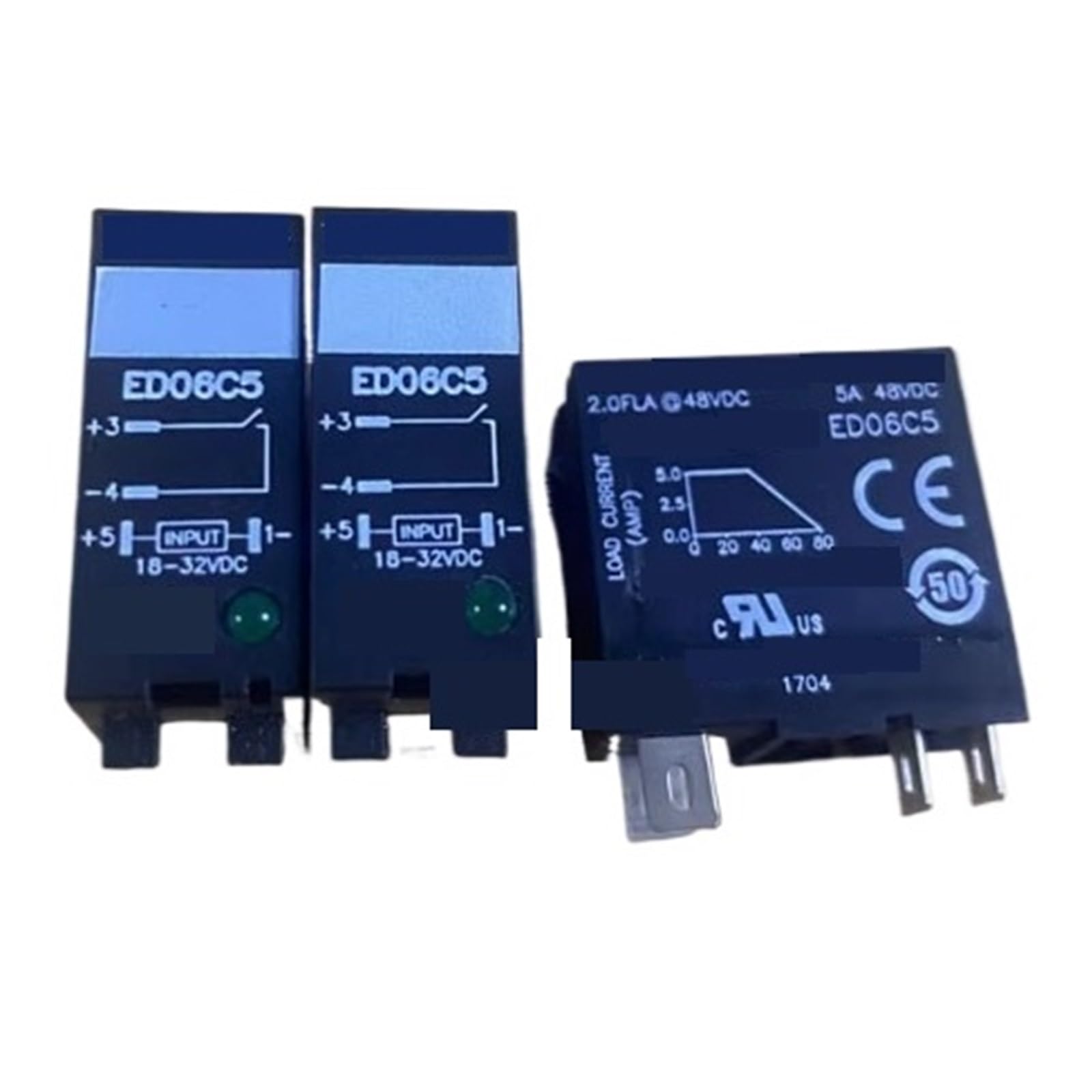 Relais ED06C5 18-32VDC pour armoire domotique et automatisme