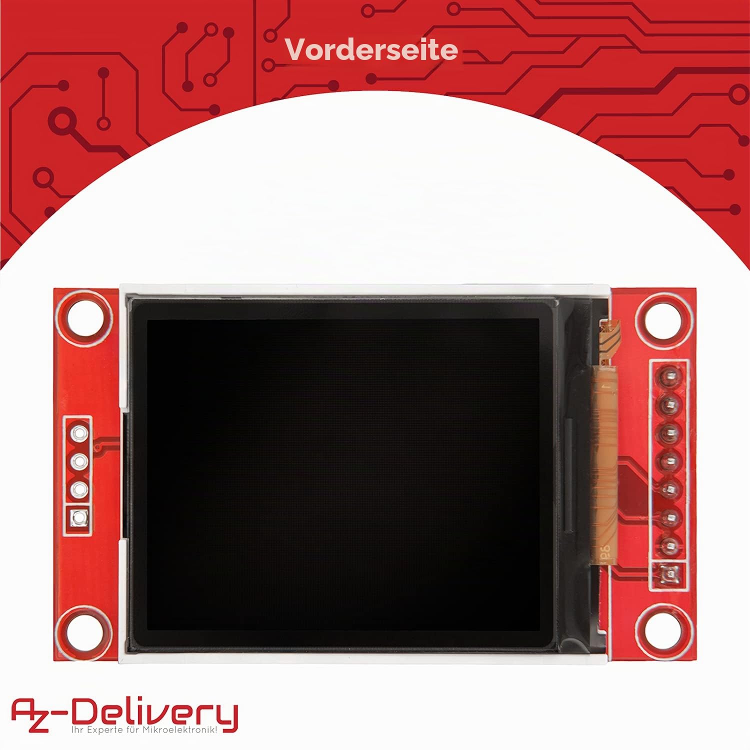 Produktbild von 1,8" TFT LCD Modul 128x160 SPI ST7735R – Mit SD-Kartensteckplatz Für Arduino & Pi
