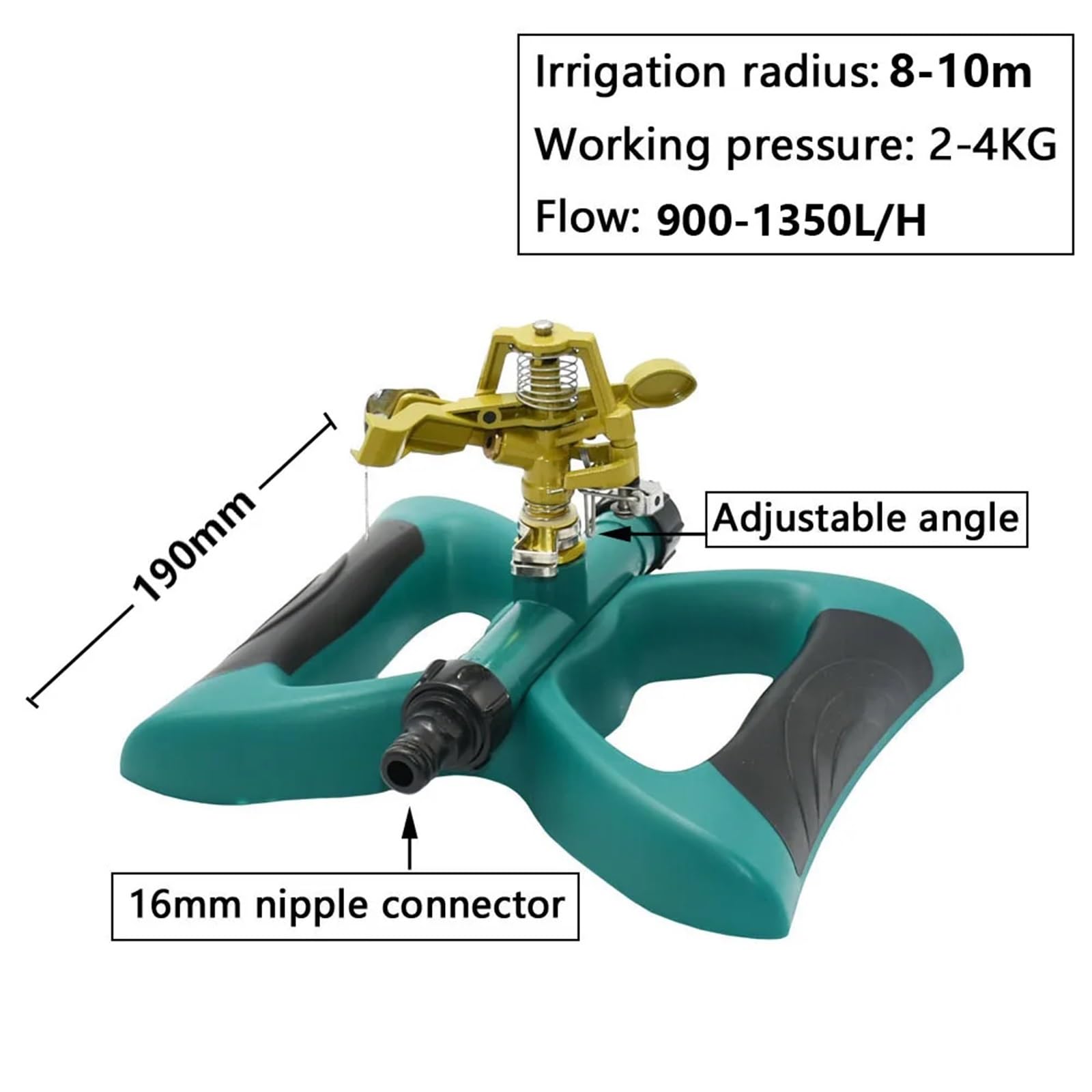 Irrigatore Rotante Ugelli a bilanciere for irrigatori a getto rotanti a 360 gradi