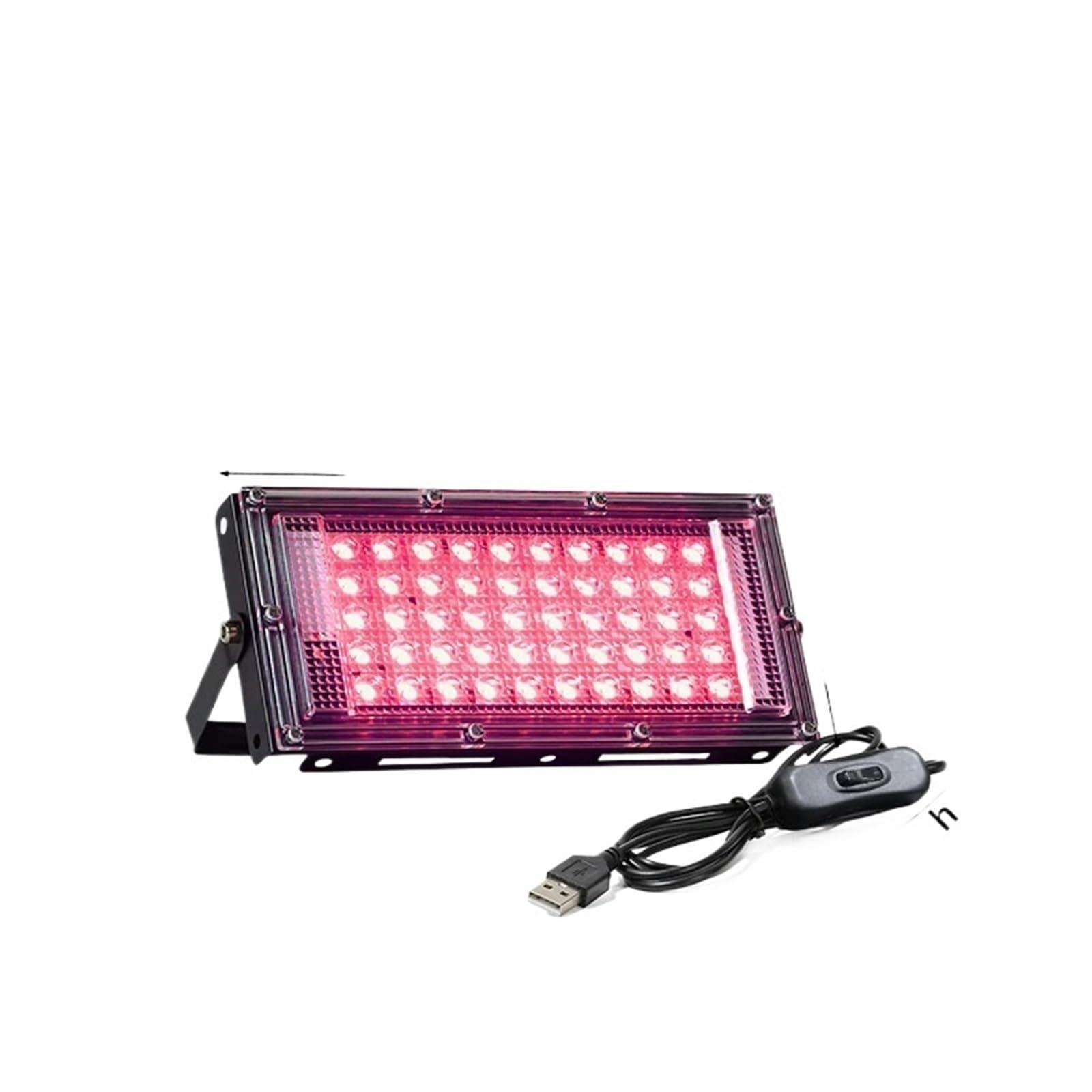 LJLJCQCNS Led Flood Light 50W 100W 150W 220V Floodlight Waterproof Path Light(50w USB)