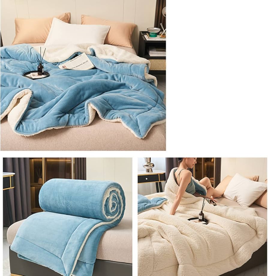 愛用 ライトブルー 毛布 シングル 布団 | www.eliomotors.com