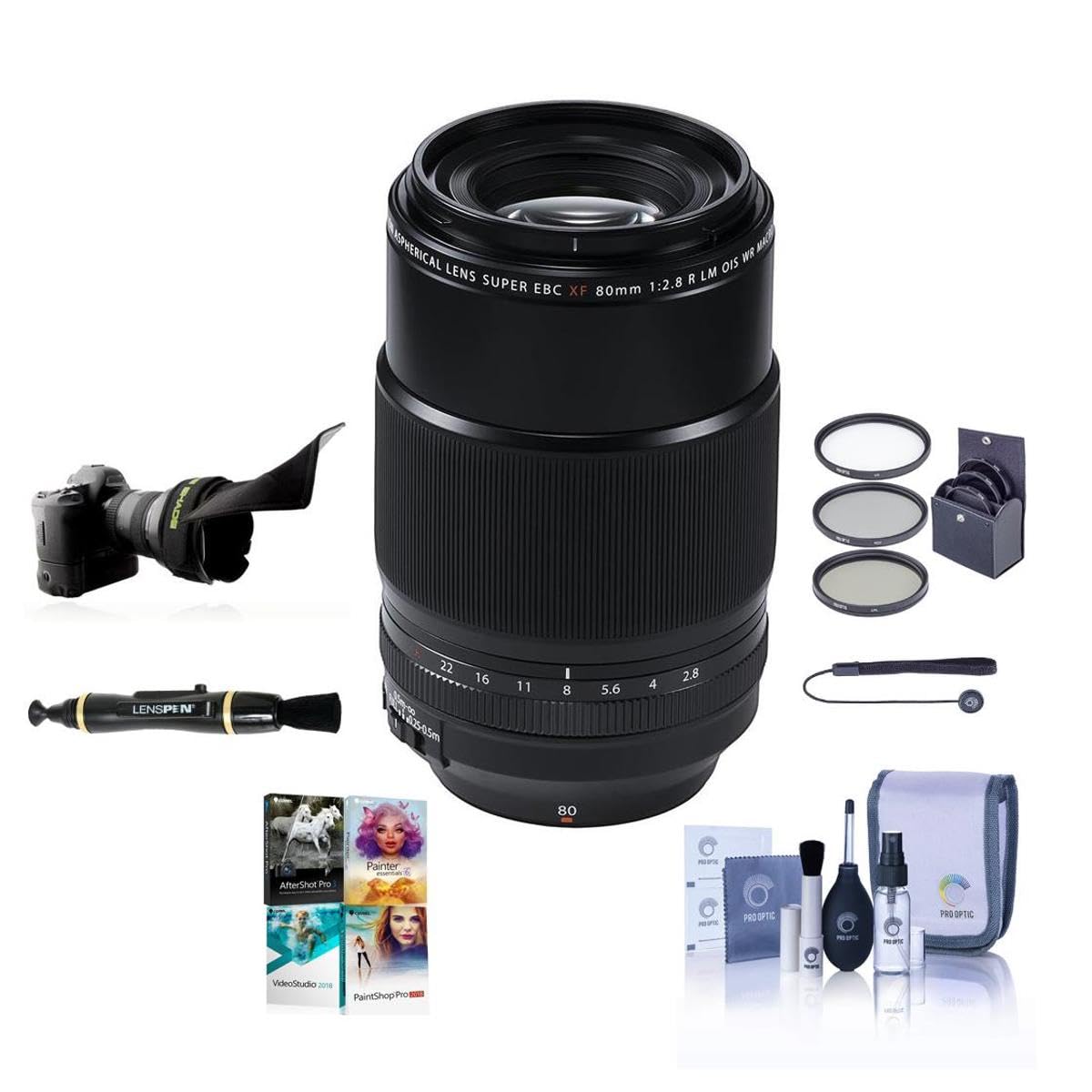 Amazon.com : Fujifilm XF 80mm f/2.8 R LM OIS WR Macro Lens, Black